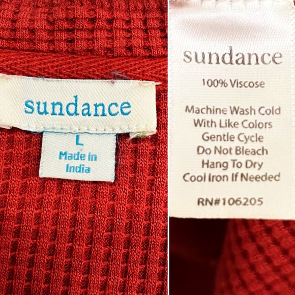 Sundance Rust V-Neck Tunic - Picture 7 of 8